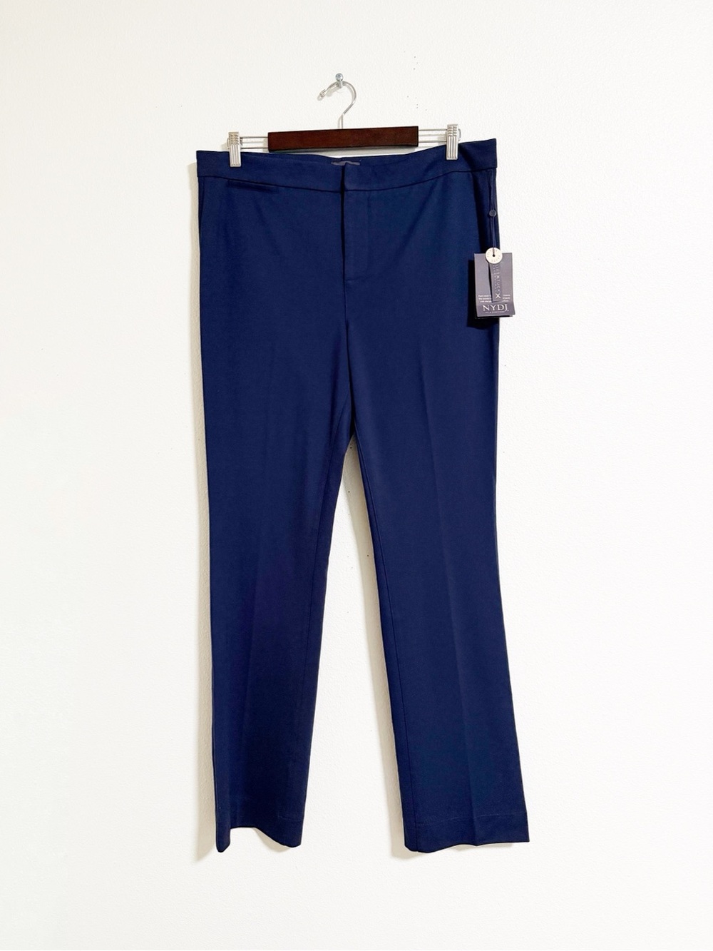 NEW NYDJ Lift Tuck Straight Leg Pants Blue Size 14